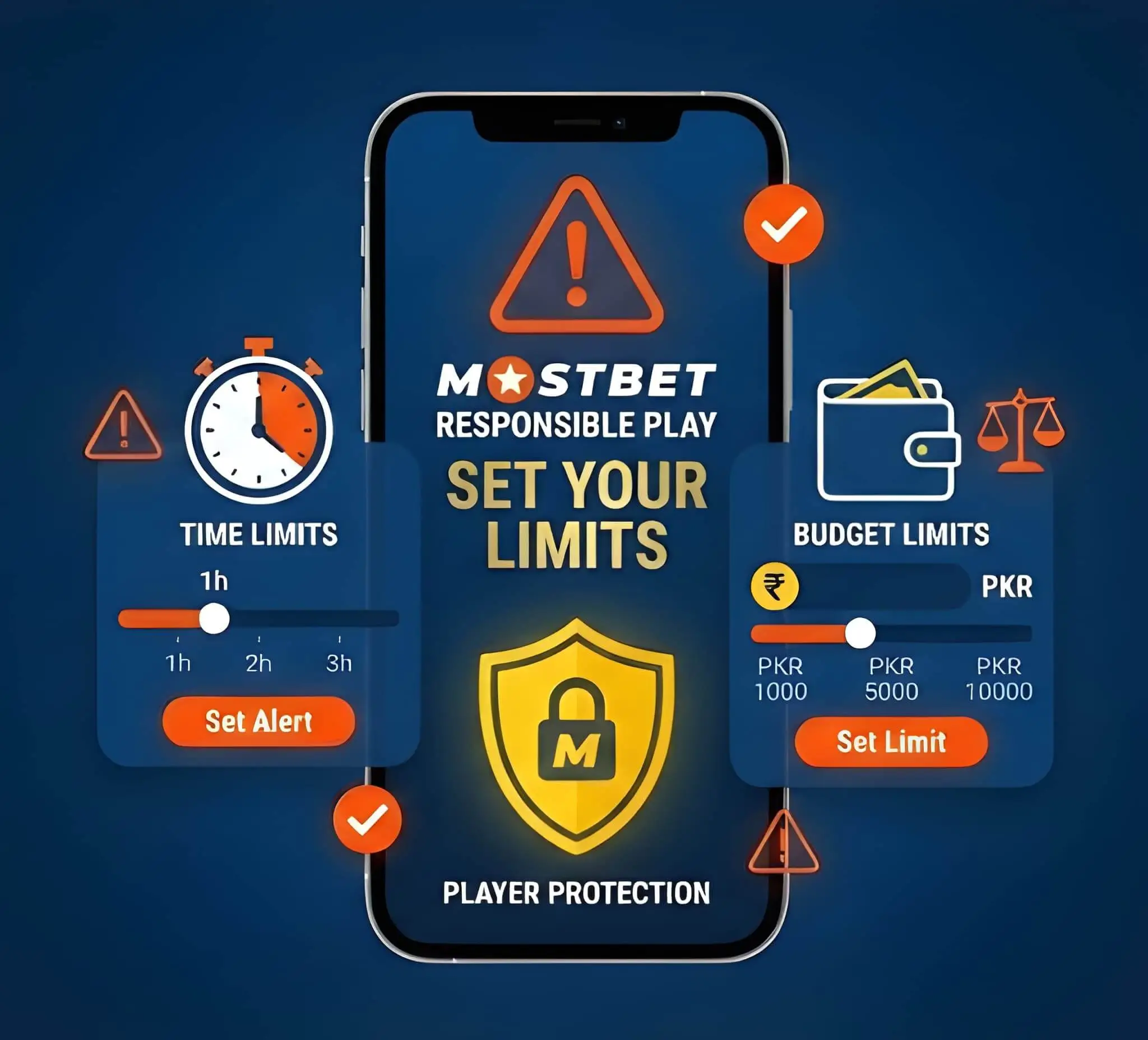 Responsible gaming features and limits available on Mostbet Pakistan platform